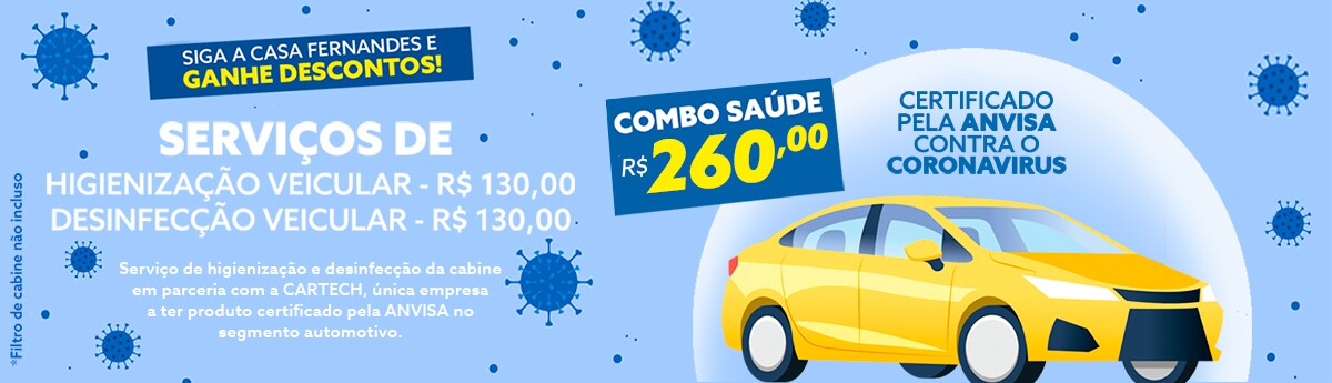 HIGIENIZAÇÃO - COMBO SAÚDE