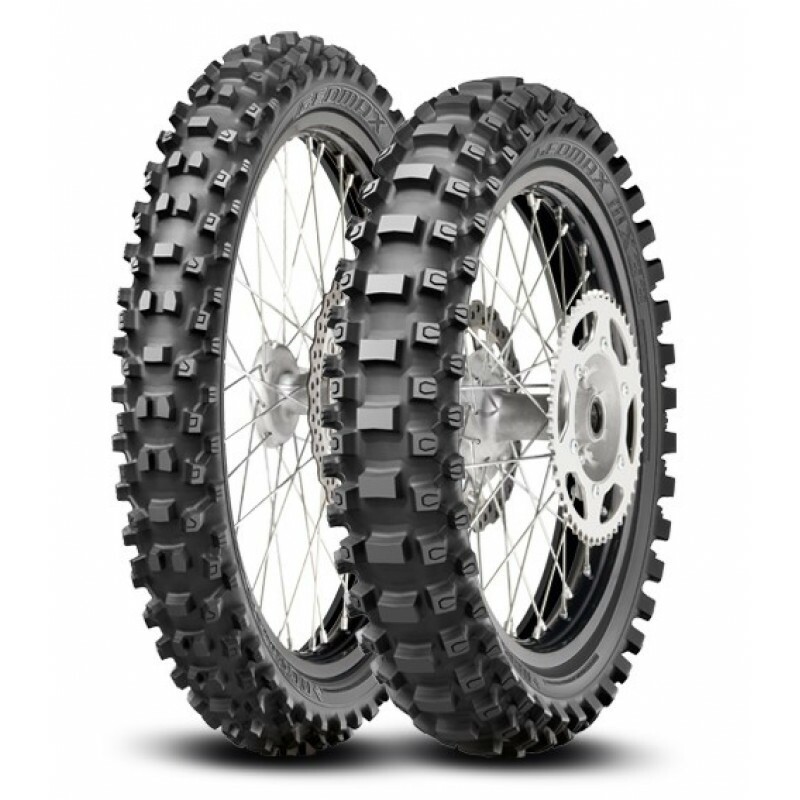 CASAL 80/100-21 51M + 110/90-19 62M GEOMAX MX33 DUNLOP