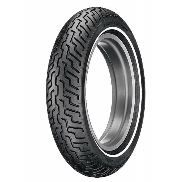 PNEU MT90B16 72H TL D402 SW DUNLOP ( SW-FILETE BRANCO ) DIANTEIRO 