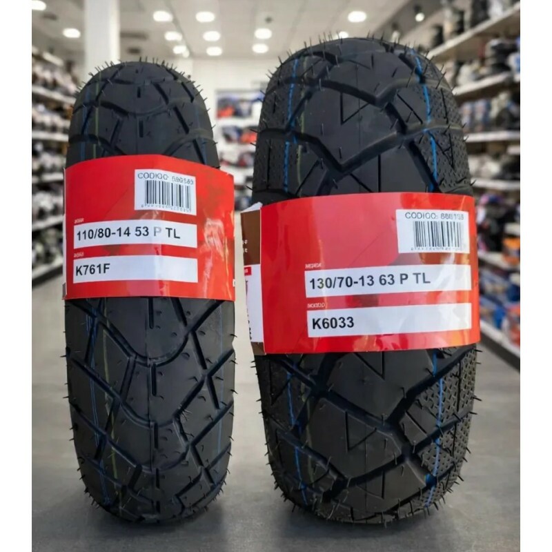 CASAL 110/80-14 53P TL K761 + 130/70-13 63P TL K6033 KENDA