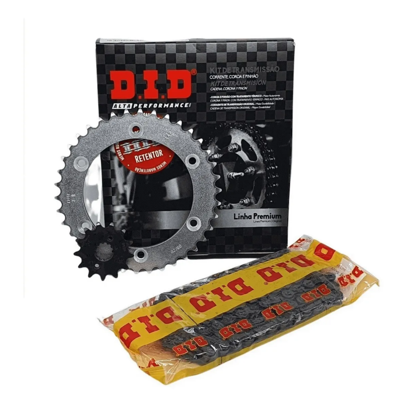 KIT DID XR250 TORNADO (TODAS) COM RETENTOR 520VD-104L-38-13 049959